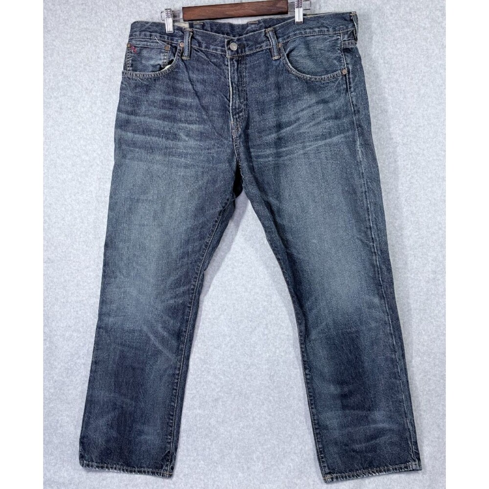 Vintage 90s Polo Ralph Jeans Lauren Mens 38x30 (Fits 39x30) Denim Straight Leg